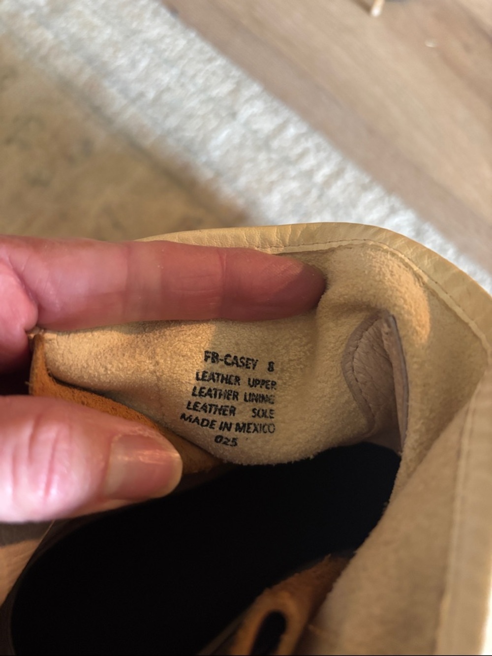 freebird Cream Leather Ankle Boots with Tan Wrap - Picture 6 of 8